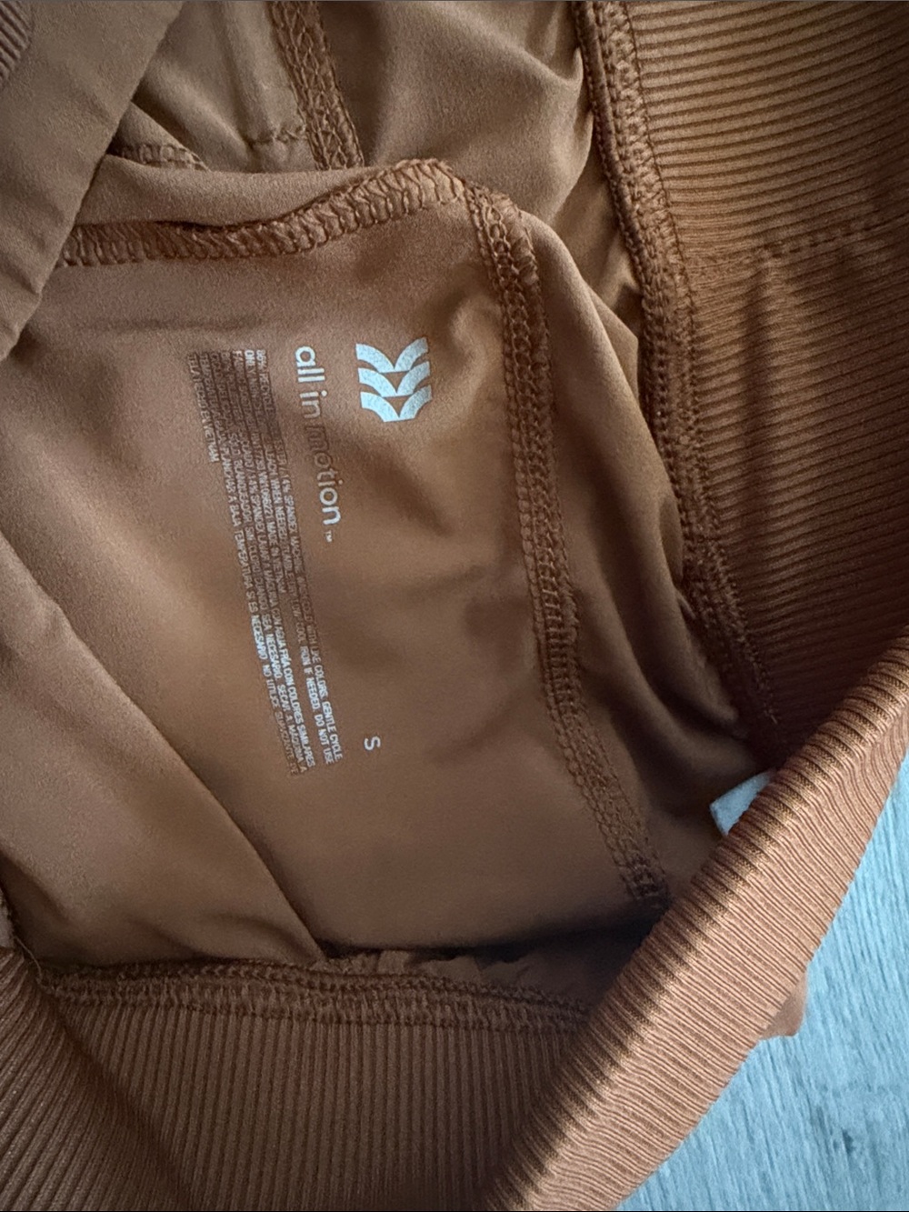 all in motion Rust Orange Cargo Joggers with Drawstring Waist - Picture 6 of 8